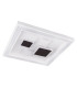 Nolo Integrated LED Semi Flush Ceiling Light White LED Dimmable 3000-6000K Remote Control-2