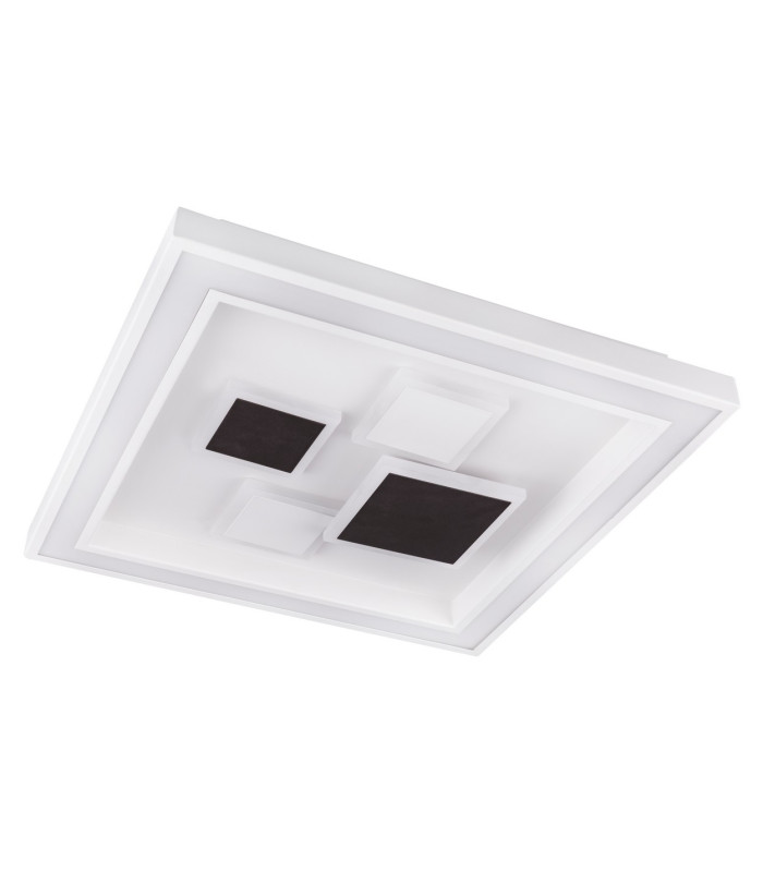Nolo Integrated LED Semi Flush Ceiling Light White LED Dimmable 3000-6000K Remote Control-2