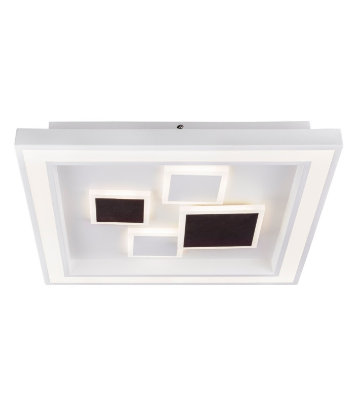 Nolo Integrated LED Semi Flush Ceiling Light White LED Dimmable 3000-6000K Remote Control-3