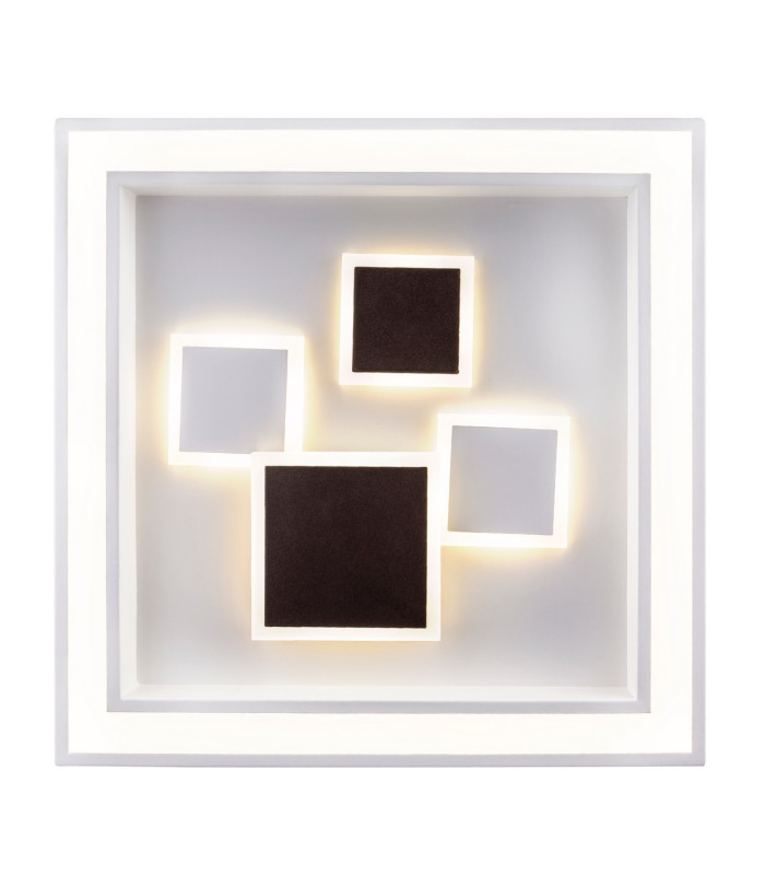 Nolo Integrated LED Semi Flush Ceiling Light White LED Dimmable 3000-6000K Remote Control-4