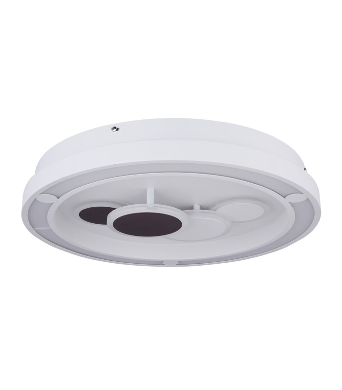 Kolli Integrated LED Semi Flush Ceiling Light White LED Dimmable 3000-6000K Remote Control-2