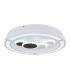 Kolli Integrated LED Semi Flush Ceiling Light White LED Dimmable 3000-6000K Remote Control-5
