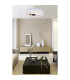 Kolli Integrated LED Semi Flush Ceiling Light White LED Dimmable 3000-6000K Remote Control-8