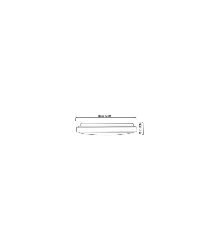 Kalle Flush Ceiling Light White LED 3000-6000K-8