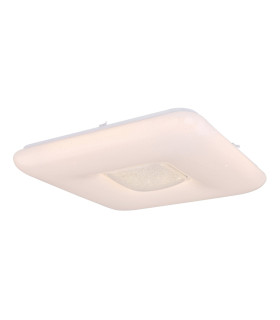 Trystan Flush Ceiling Light White 1x RGBW LED Dimmable 3000-6400K Remote Control Tuya Smart-2