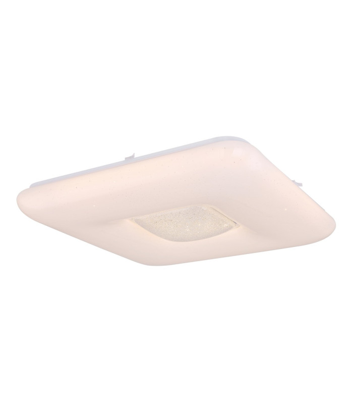 Trystan Flush Ceiling Light White 1x RGBW LED Dimmable 3000-6400K Remote Control Tuya Smart-2