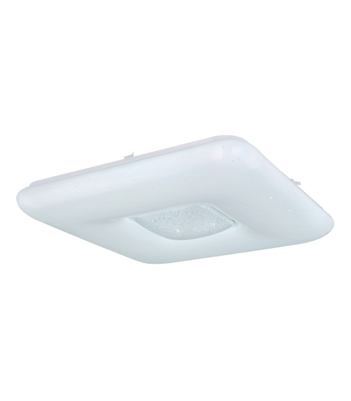 Trystan Flush Ceiling Light White 1x RGBW LED Dimmable 3000-6400K Remote Control Tuya Smart-3