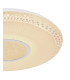 Klemens Patterned Glass Flush Ceiling Light White 1x RGB LED Dimmable 3000-6000K Remote Control-4