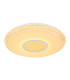 Klemens Patterned Glass Flush Ceiling Light White 1x RGB LED Dimmable 3000-6000K Remote Control-5