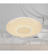 Klemens Patterned Glass Flush Ceiling Light White 1x RGB LED Dimmable 3000-6000K Remote Control-13