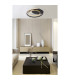 Rodan Integrated LED Semi Flush Ceiling Light Black 2x LED Dimmable 3000-6000K Remote Control-8