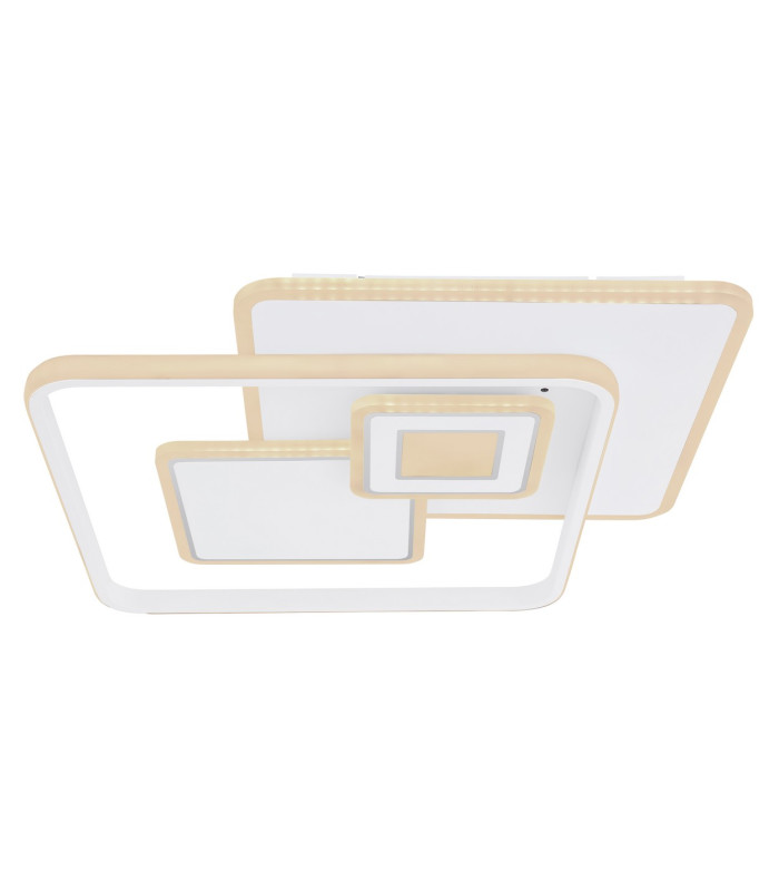 Roderick 50x50cm Integrated LED Semi Flush Ceiling Light White LED Dimmable 3000-6000K Remote Control-3