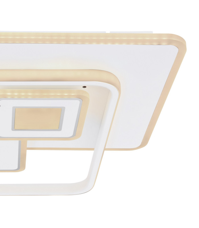 Roderick 50x50cm Integrated LED Semi Flush Ceiling Light White LED Dimmable 3000-6000K Remote Control-5