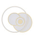 Roderick 55x46cm Integrated LED Semi Flush Ceiling Light White Matt 4x LED Dimmable 2700-6000K Remote Control-4