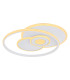 Roderick 55x46cm Integrated LED Semi Flush Ceiling Light White Matt 4x LED Dimmable 2700-6000K Remote Control-6