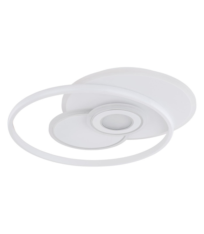 Roderick 55x46cm Integrated LED Semi Flush Ceiling Light White 4x LED Dimmable 3000-6000K Remote Control-2
