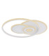 Roderick 55x46cm Integrated LED Semi Flush Ceiling Light White 4x LED Dimmable 3000-6000K Remote Control-3