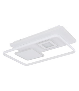 Roderick 44x65cm Integrated LED Semi Flush Ceiling Light White LED Dimmable 3000-6000K Remote Control-2