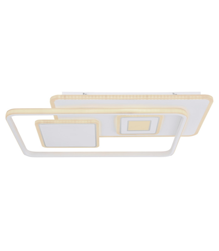 Roderick 44x65cm Integrated LED Semi Flush Ceiling Light White LED Dimmable 3000-6000K Remote Control-3