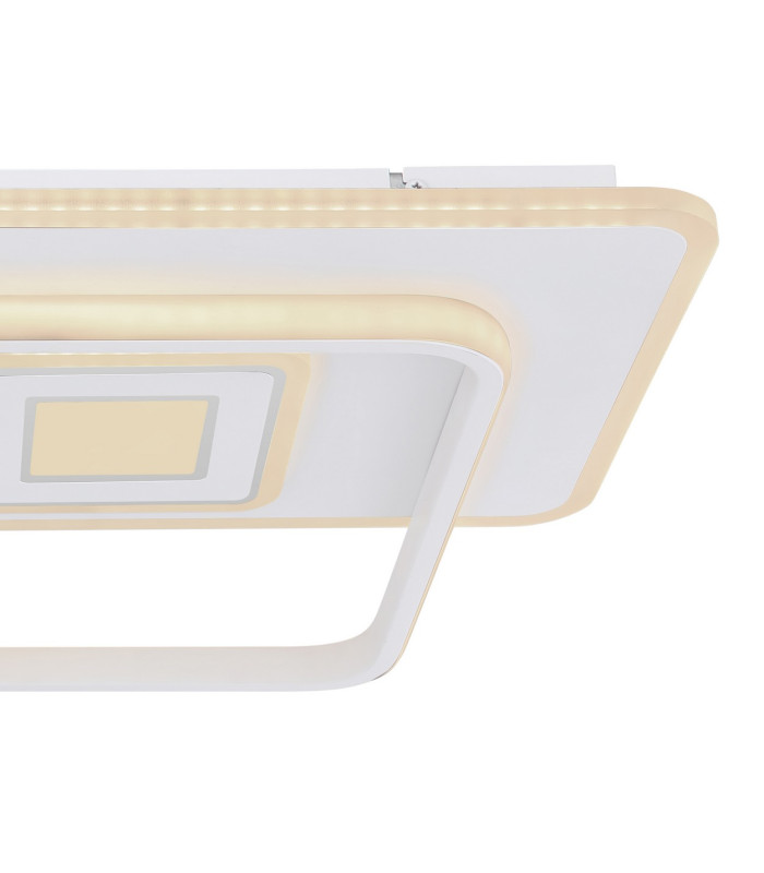 Roderick 44x65cm Integrated LED Semi Flush Ceiling Light White LED Dimmable 3000-6000K Remote Control-5