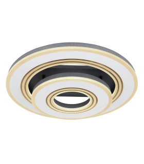 Jack Integrated LED Semi Flush Ceiling Light White LED Dimmable 2700-6000K Remote Control-1