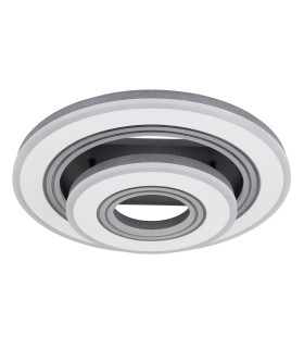 Jack Integrated LED Semi Flush Ceiling Light White LED Dimmable 2700-6000K Remote Control-2