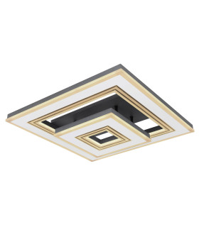 Jack Integrated LED Semi Flush Ceiling Light White LED Dimmable 2700-6000K Remote Control-1