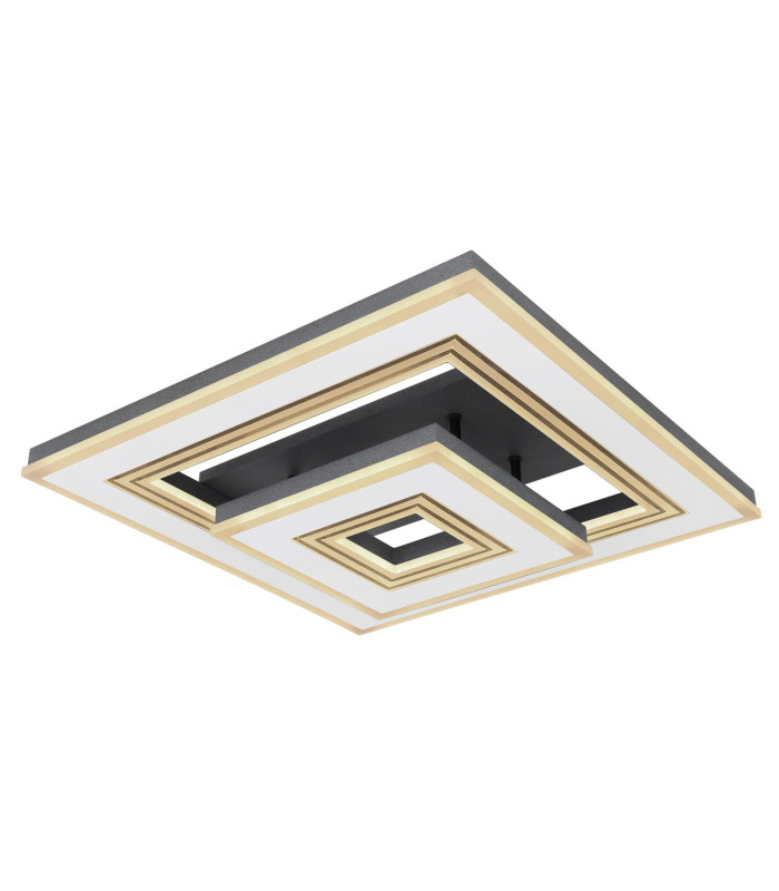 Jack Integrated LED Semi Flush Ceiling Light White LED Dimmable 2700-6000K Remote Control-1