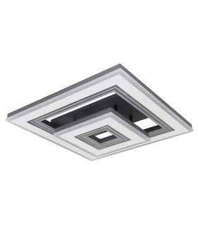 Jack Integrated LED Semi Flush Ceiling Light White LED Dimmable 2700-6000K Remote Control-2