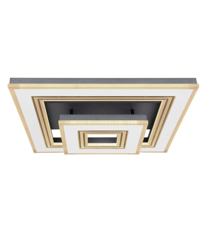 Jack Integrated LED Semi Flush Ceiling Light White LED Dimmable 2700-6000K Remote Control-3
