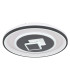 Sundi Integrated LED Semi Flush Ceiling Light White LED Dimmable 2700-6000K Remote Control-6