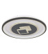 Sundi Integrated LED Semi Flush Ceiling Light White LED Dimmable 2700-6000K Remote Control-9