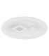 Valeria Round Integrated LED Semi Flush Ceiling Light White 2x LED Dimmable 2700-6500K Remote Control-2
