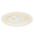 Valeria Round Integrated LED Semi Flush Ceiling Light White 2x LED Dimmable 2700-6500K Remote Control-5