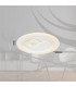 Valeria Round Integrated LED Semi Flush Ceiling Light White 2x LED Dimmable 2700-6500K Remote Control-14