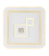 Valeria Square Integrated LED Semi Flush Ceiling Light White 2x LED Dimmable 2700-6500K Remote Control-4