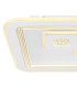 Valeria Square Integrated LED Semi Flush Ceiling Light White 2x LED Dimmable 2700-6500K Remote Control-5