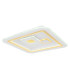 Valeria Square Integrated LED Semi Flush Ceiling Light White 2x LED Dimmable 2700-6500K Remote Control-6