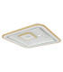 Valeria Square Integrated LED Semi Flush Ceiling Light White 2x LED Dimmable 2700-6500K Remote Control-13