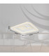 Valeria Square Integrated LED Semi Flush Ceiling Light White 2x LED Dimmable 2700-6500K Remote Control-15