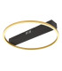 Luffy Integrated LED Semi Flush Ceiling Light Black LED 3000K-1