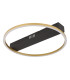 Luffy Integrated LED Semi Flush Ceiling Light Black LED 3000K-2