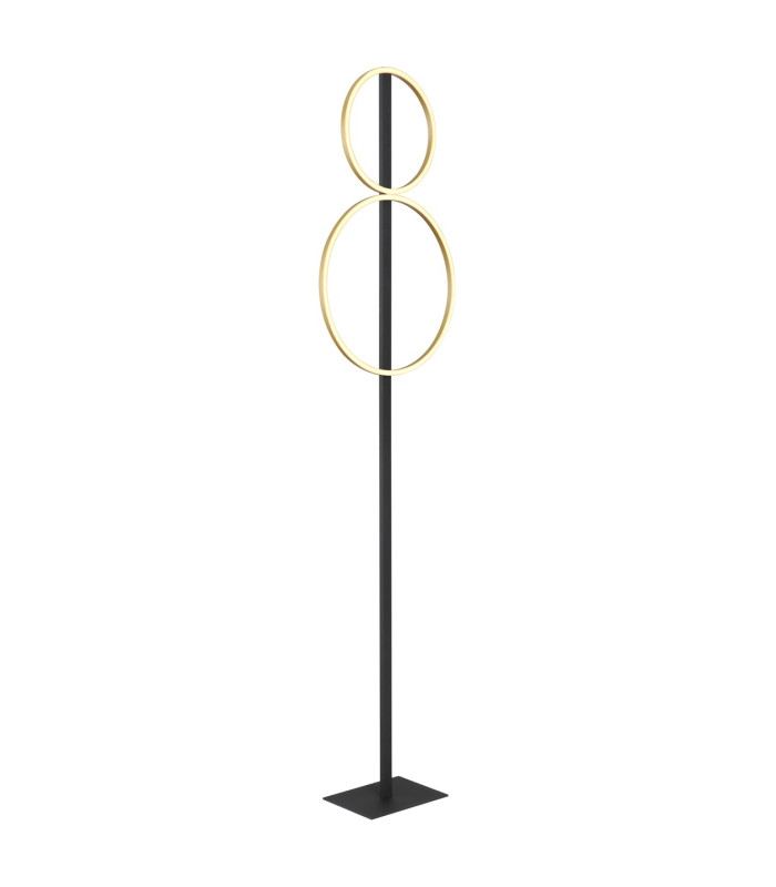 Luffy LED Integrated Floor Lamp Matt Black LED 3000K-1