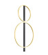 Luffy LED Integrated Floor Lamp Matt Black LED 3000K-4