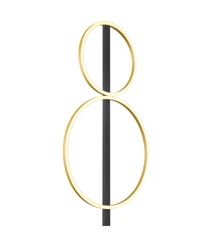 Luffy LED Integrated Floor Lamp Matt Black LED 3000K-4