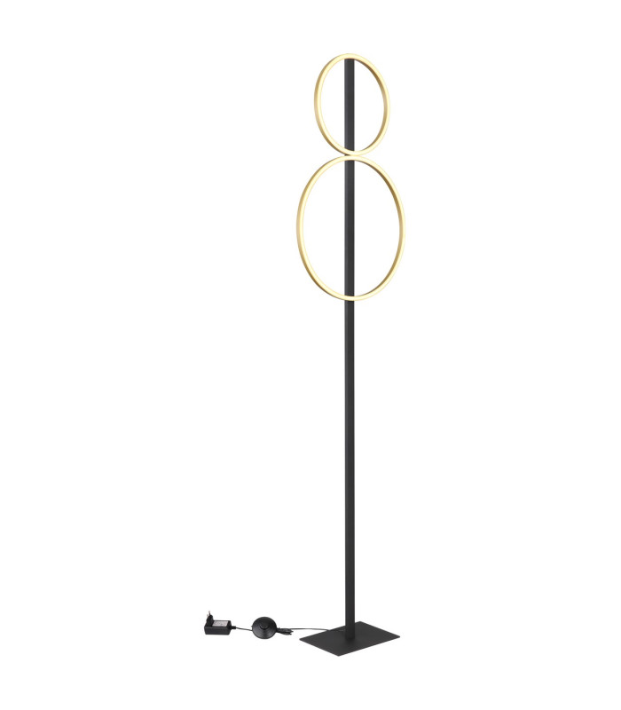 Luffy LED Integrated Floor Lamp Matt Black LED 3000K-5