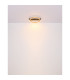 Luffy 90x40cm Integrated LED Semi Flush Ceiling Light Matt Black LED 3000K-9