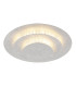 Heda 18cm Integrated LED Semi Flush Ceiling Light Silver Colored LED 3000K-1