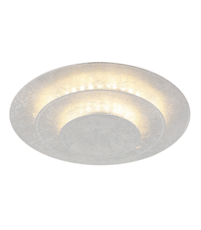 Heda 18cm Integrated LED Semi Flush Ceiling Light Silver Colored LED 3000K-1