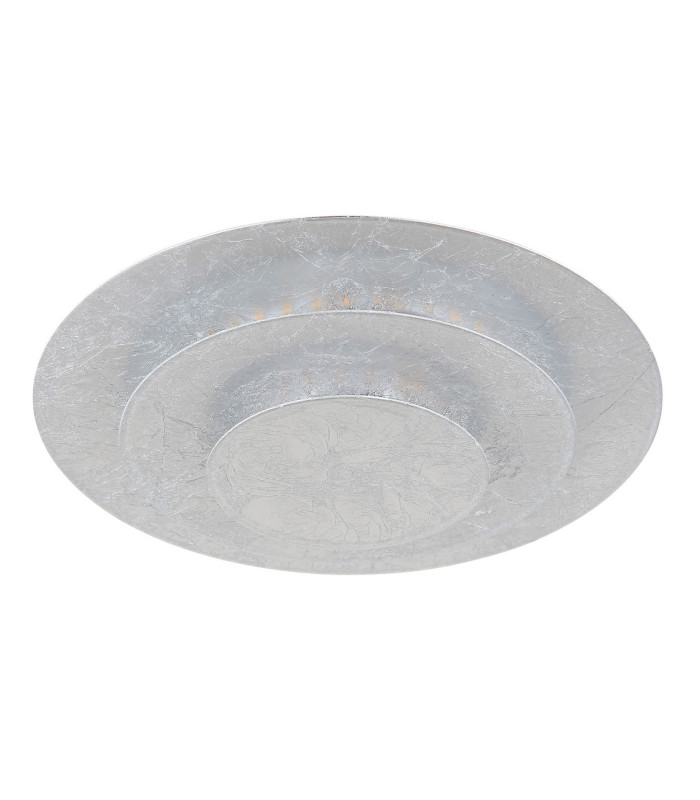 Heda 18cm Integrated LED Semi Flush Ceiling Light Silver Colored LED 3000K-2